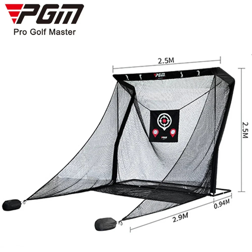 PGM Golf Training Hitting Net,Golf Driving Range Hitting Net with Enlarged Side Protection Net,Indoor/Outdoor Golf Practice Aids
