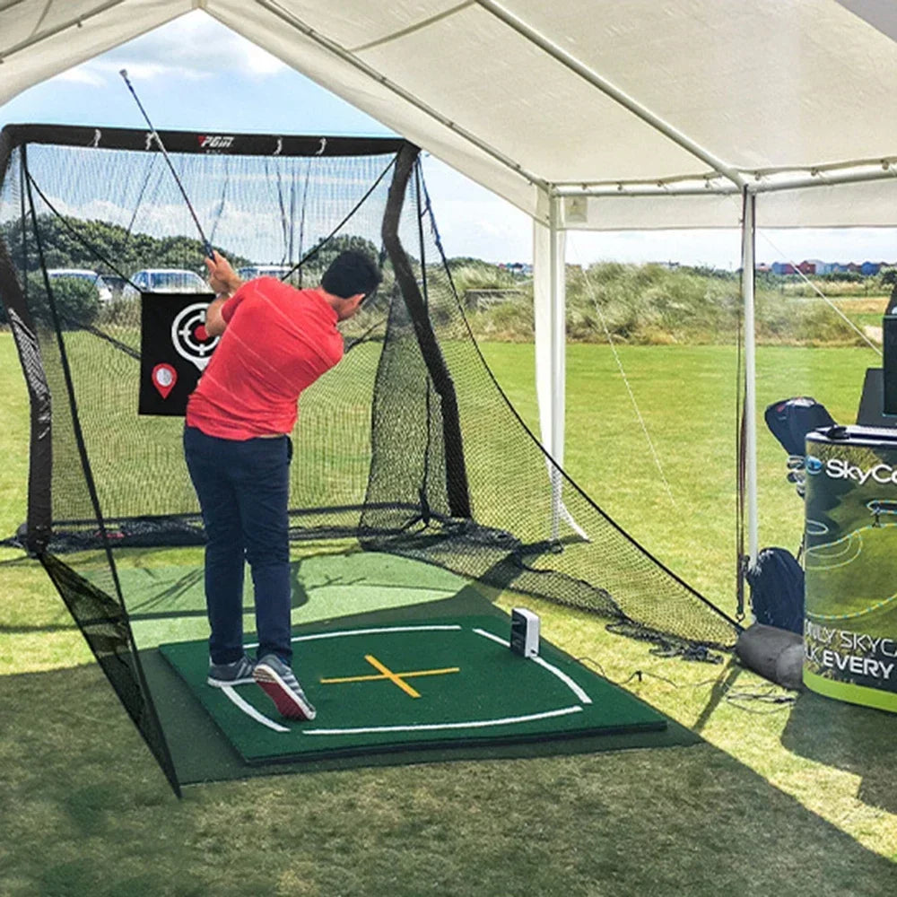 PGM LXW019 Golf Practice Net, Swing Cut Training Equipment, Anti-Bounce Net