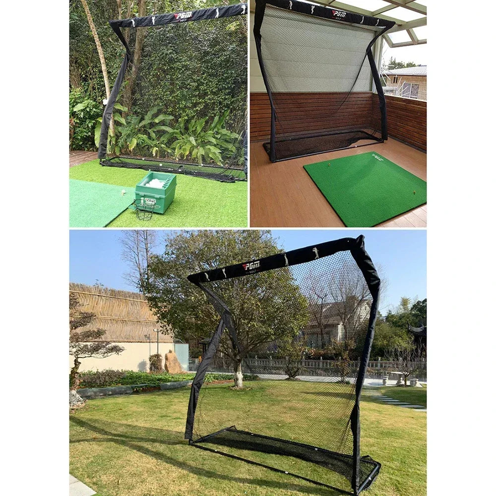 PGM LXW019 Golf Practice Net, Swing Cut Training Equipment, Anti-Bounce Net