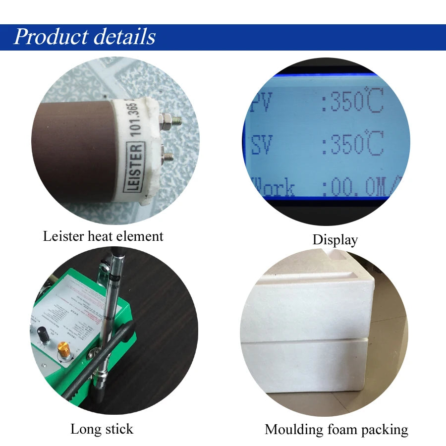 PVC Banner Welder Hot Air Welding Equipment AUTO Heat Jointer For Outdoor Advertising Solvent Printing Cloth