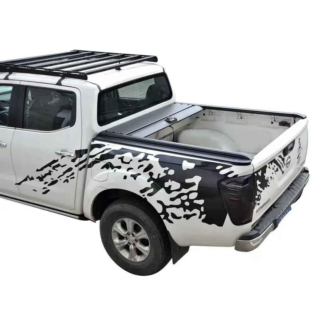 Pass words lock Retractable roller lid aluminum hard tonneau cove for Hilux Ford Ranger Navara Triton