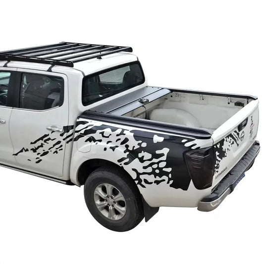 Pass words lock Retractable roller lid aluminum hard tonneau cove for Hilux Ford Ranger Navara Triton