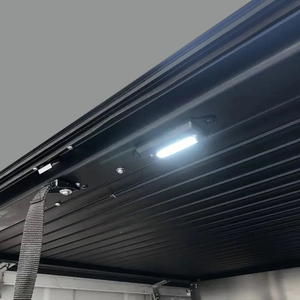 Pass words lock Retractable roller lid aluminum hard tonneau cove for Hilux Ford Ranger Navara Triton