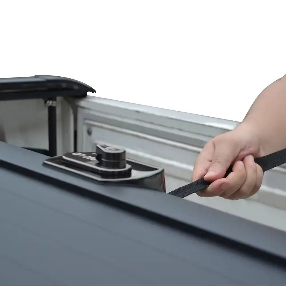 Pass words lock Retractable roller lid aluminum hard tonneau cove for Hilux Ford Ranger Navara Triton