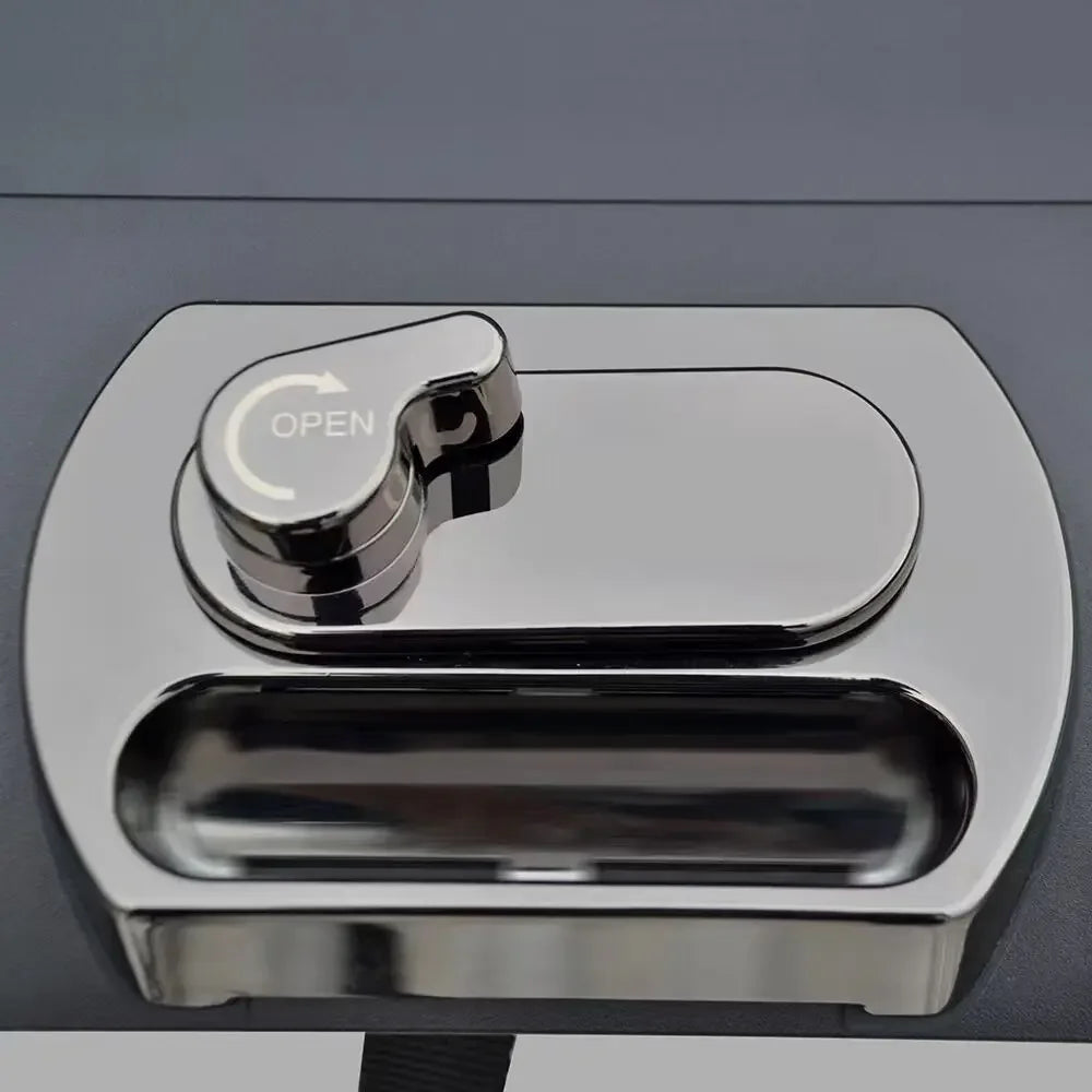 Pass words lock Retractable roller lid aluminum hard tonneau cove for Hilux Ford Ranger Navara Triton