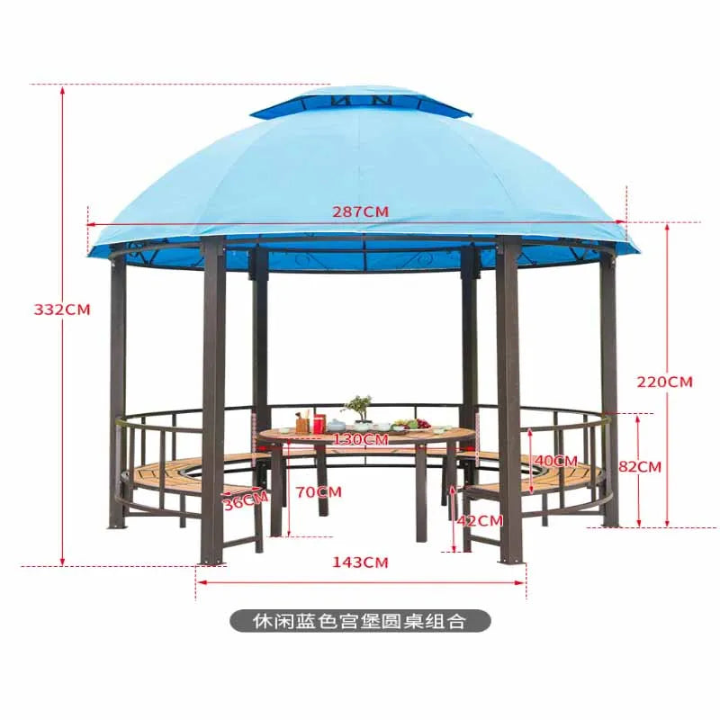 Pavilion, outdoor pavilion, courtyard, villa, garden, rooftop tent, household and commercial outdoor restaurant, sunshade