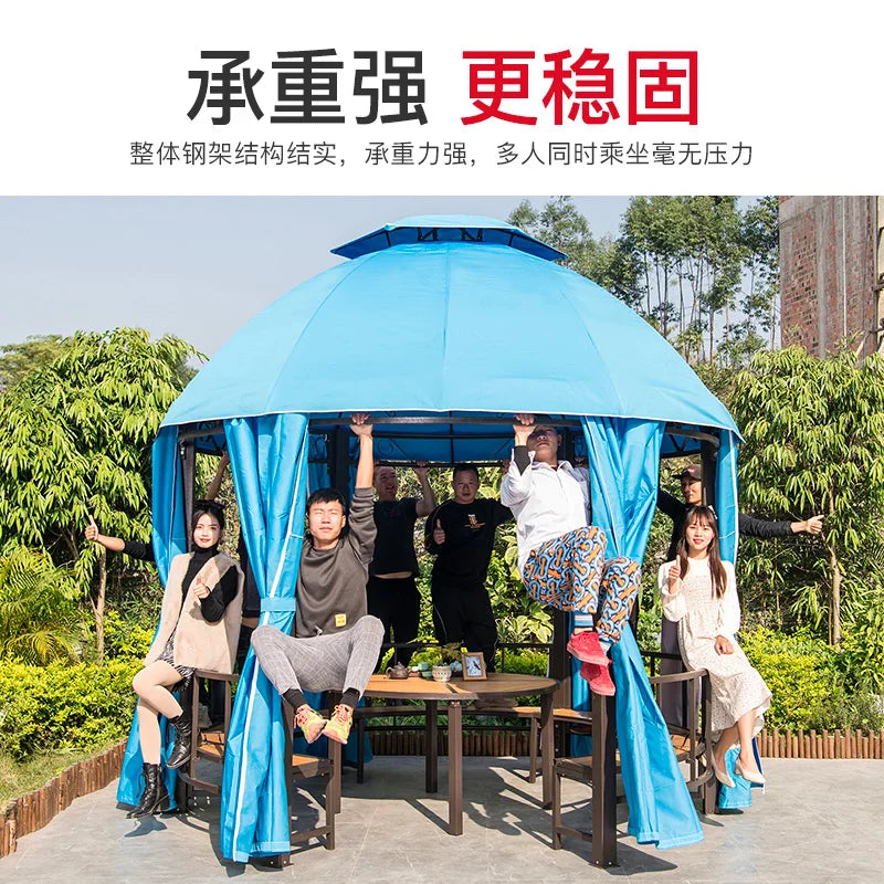 Pavilion, outdoor pavilion, courtyard, villa, garden, rooftop tent, household and commercial outdoor restaurant, sunshade