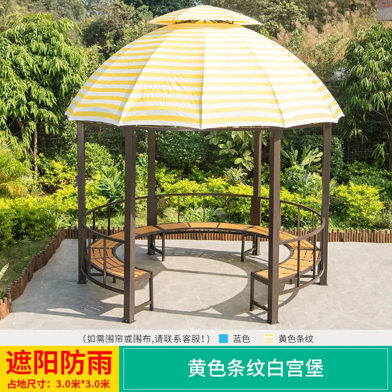 Pavilion, outdoor pavilion, courtyard, villa, garden, rooftop tent, household and commercial outdoor restaurant, sunshade