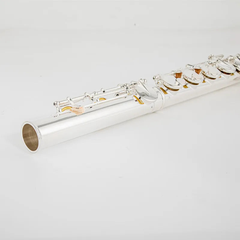 MMOOKA Pearl PFA-201U Alto Flute G Tune 16 Closed Hole Keys Silver Plated Professional