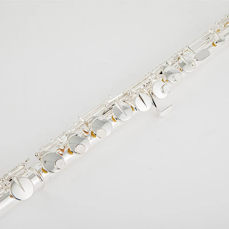 MMOOKA Pearl PFA-201U Alto Flute G Tune 16 Closed Hole Keys Silver Plated Professional