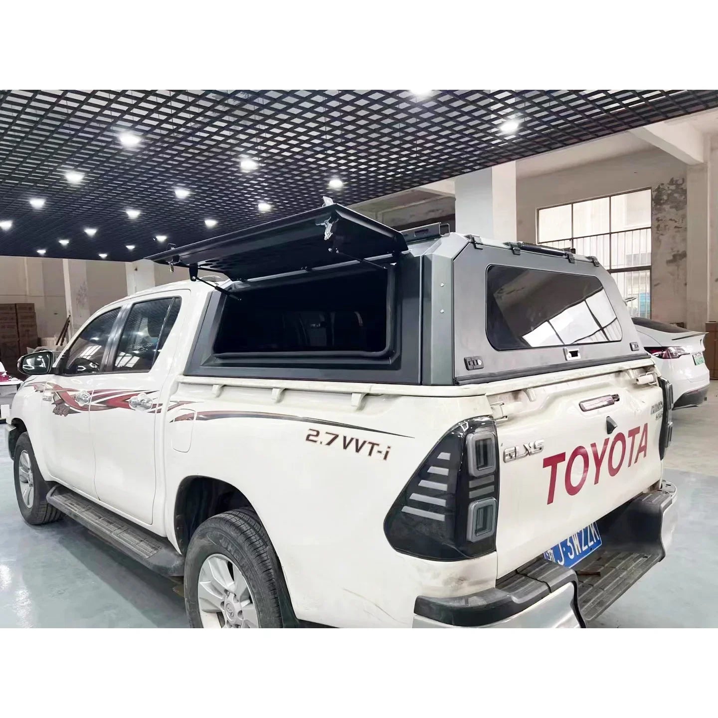 Pickup truck topper hardtop with Emergency Recovery Board hard top navara canopy fit for  Hilux