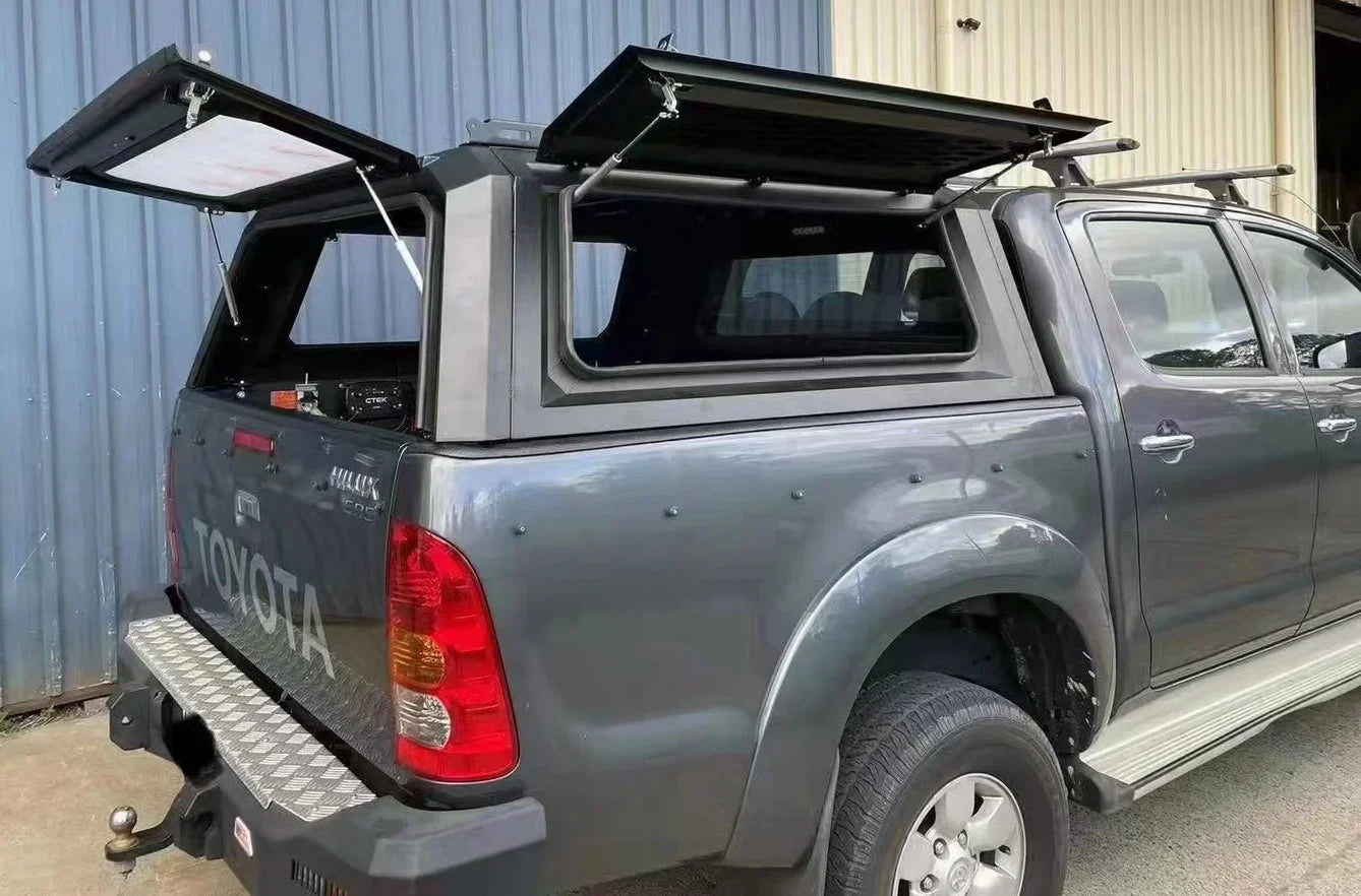 Pickup truck topper hardtop with Emergency Recovery Board hard top navara canopy fit for  Hilux