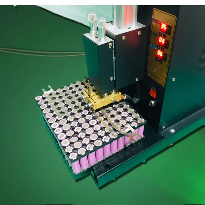 Portable AC 220V Spot Welder Lithium Battery Welding Machine Tool Big Battery Pneumatic Car Equipment Welder 10KW