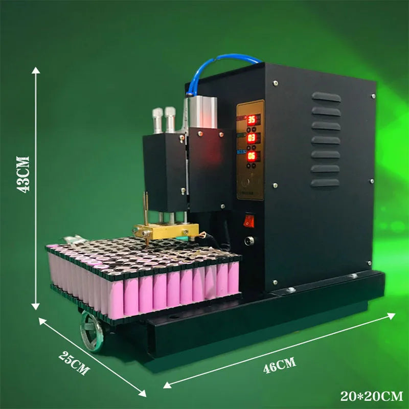 Portable AC 220V Spot Welder Lithium Battery Welding Machine Tool Big Battery Pneumatic Car Equipment Welder 10KW