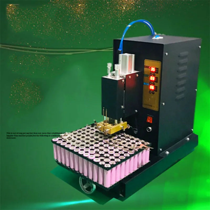 Portable AC 220V Spot Welder Lithium Battery Welding Machine Tool Big Battery Pneumatic Car Equipment Welder 10KW