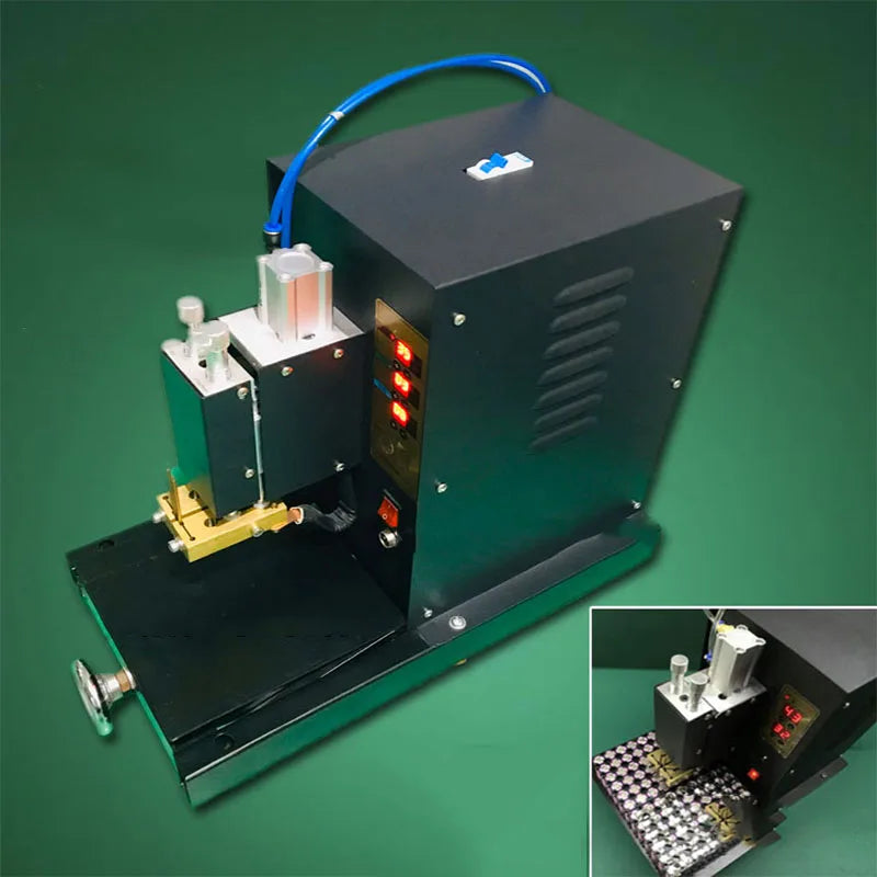 Portable AC 220V Spot Welder Lithium Battery Welding Machine Tool Big Battery Pneumatic Car Equipment Welder 10KW