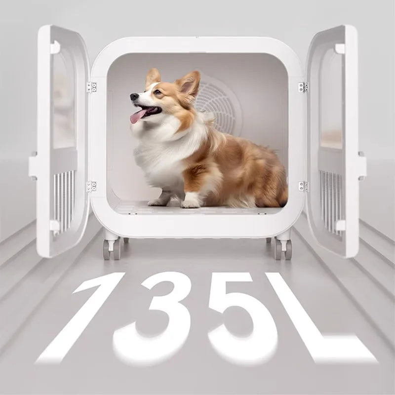 Portable Automatic Pet Drying Box, Vertical Dryers, Pet Shop Blower for Dogs, Cat, Animal Drying Box