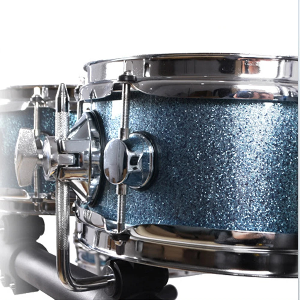 Electronic musical instruments Portable Drum Set, 5 Drums and 4Cymbals, Mute, Adult, Children, Double-sided Practice Test Double-sided Practice Test Jazz Drum