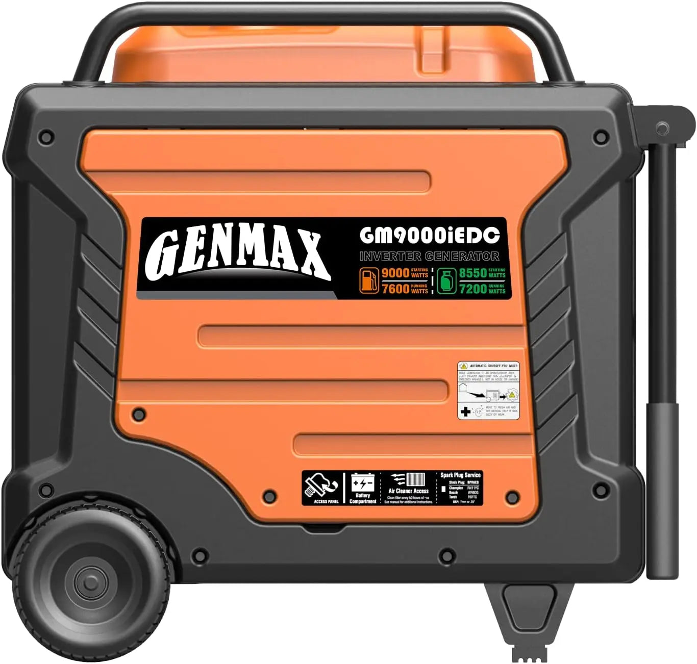 Portable Generator, 9000W Super QuietDual Fuel Portable Engine with Parallel Capability, Remote/Electric Start, Ideal for Home