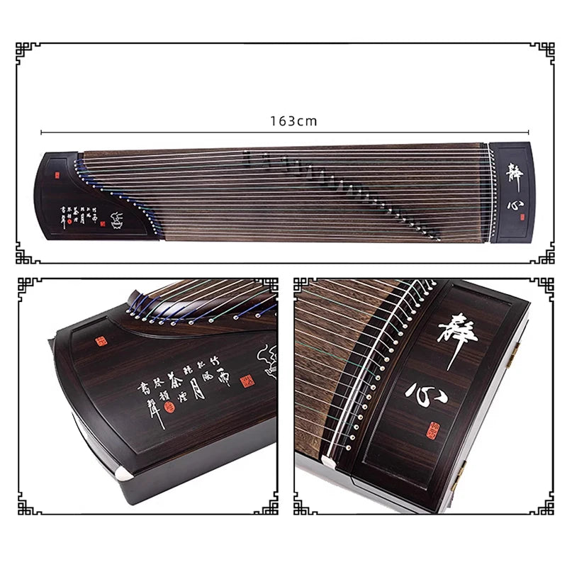 Portable Guzheng Beginner Plain Face 21 Strings Mini Guzheng 1 Meter Professional Chinese Traditional Stringed Instruments