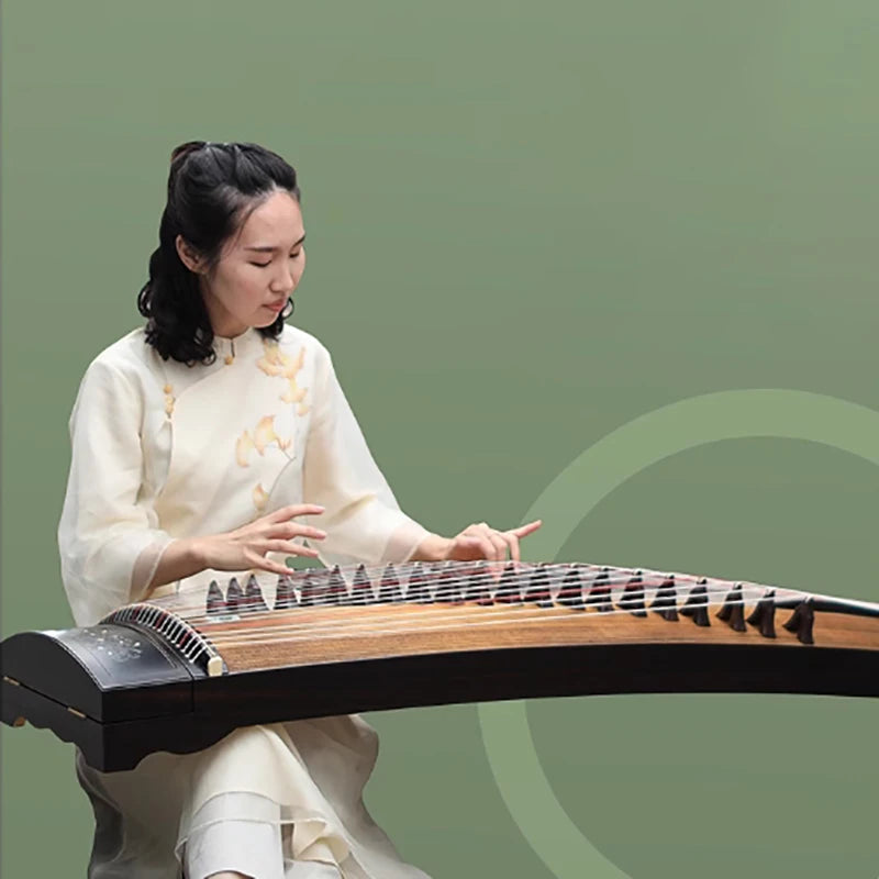 Portable Guzheng Beginner Plain Face 21 Strings Mini Guzheng 1 Meter Professional Chinese Traditional Stringed Instruments