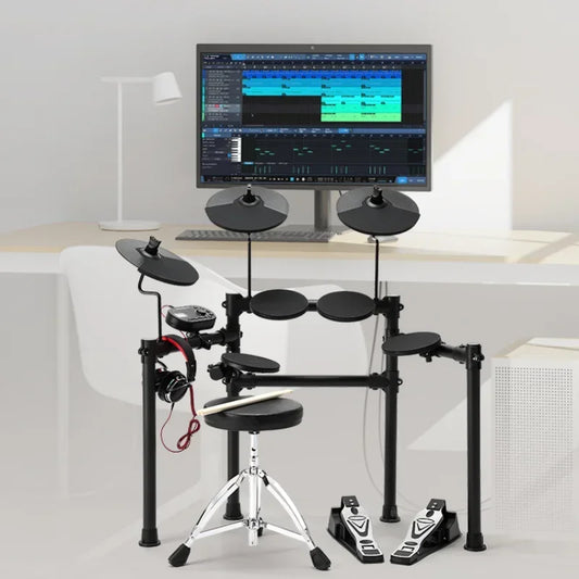 Electronic musical instruments Portable Jazz Electronic Drum Professional Percussion Electronic Drum Child Adult Bateria Eletronica Musical Instrument DF50DZG