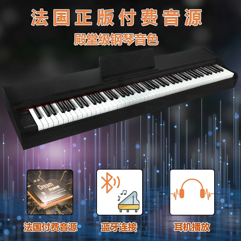 MMOOKA Portable Professional Electronic Piano 88 Heavy Keys Organ Musical Keyboard Synthesizer Teclado Infantil Musical Instruments