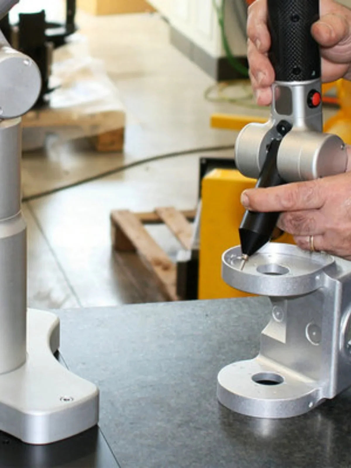 Portable Three Coordinate Measuring Machine Three Dimensional Articulated Arm