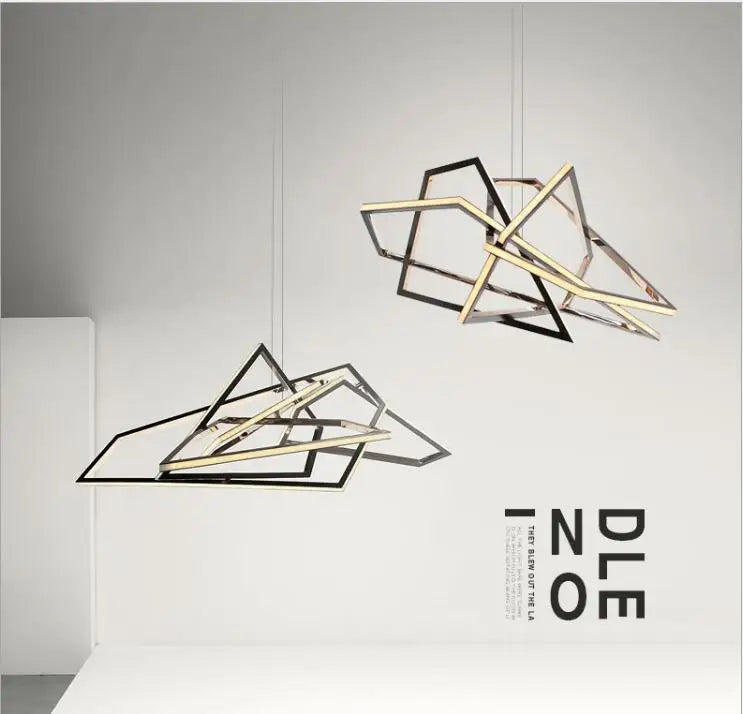 Post-modern creative chandelier designer minimalist art villa guest restaurant exhibition hall Nordic personality irregular chan