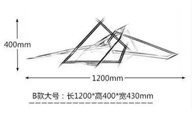 Post-modern creative chandelier designer minimalist art villa guest restaurant exhibition hall Nordic personality irregular chan
