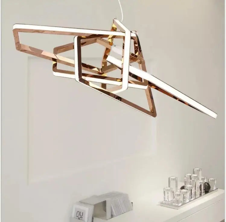 Post-modern creative chandelier designer minimalist art villa guest restaurant exhibition hall Nordic personality irregular chan