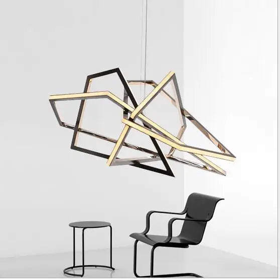 Post-modern creative chandelier designer minimalist art villa guest restaurant exhibition hall Nordic personality irregular chan
