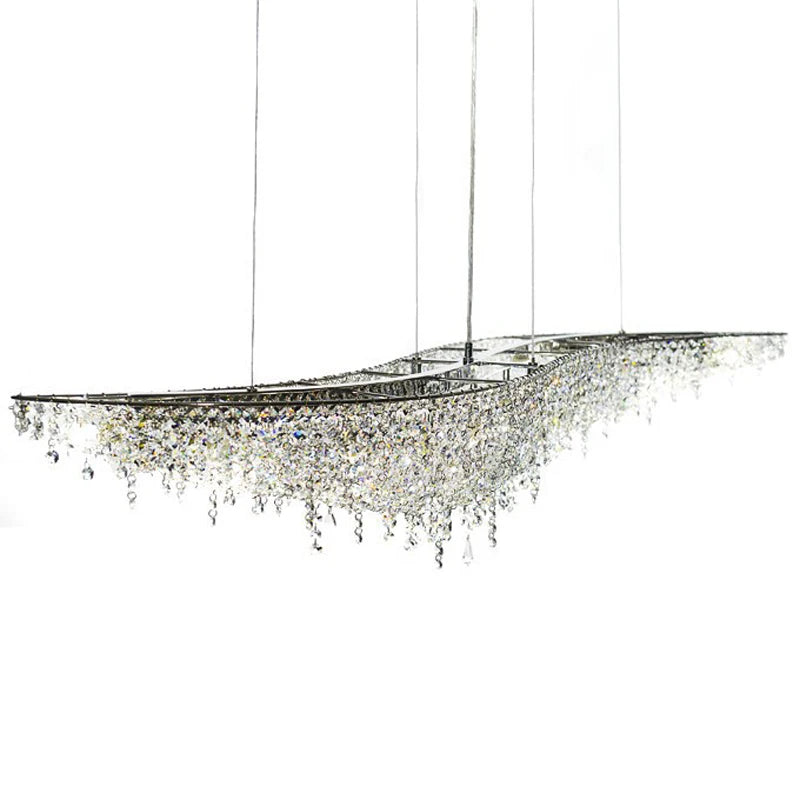Post-modern crystal chandelier creative luxury personality design hotel villa living room dining room bar chandelier