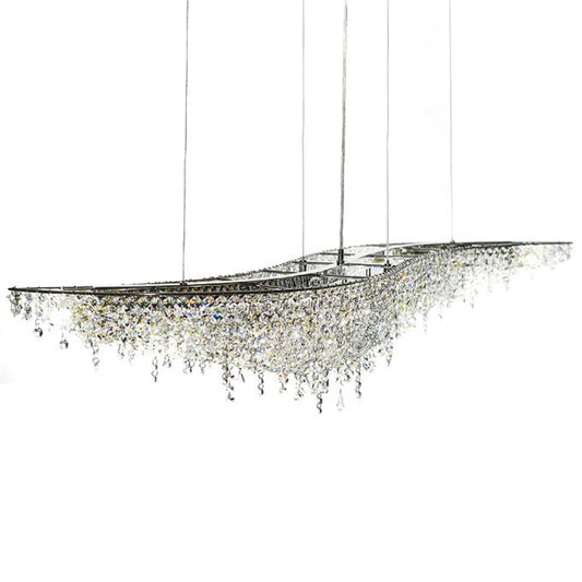Post-modern crystal chandelier creative luxury personality design hotel villa living room dining room bar chandelier