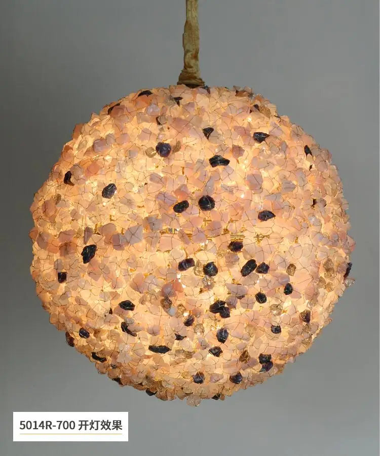 Postmodern Natural Marble Chandelier Designer American Simple Dining Room Living Room Bedroom Villa Decorative Chandelier