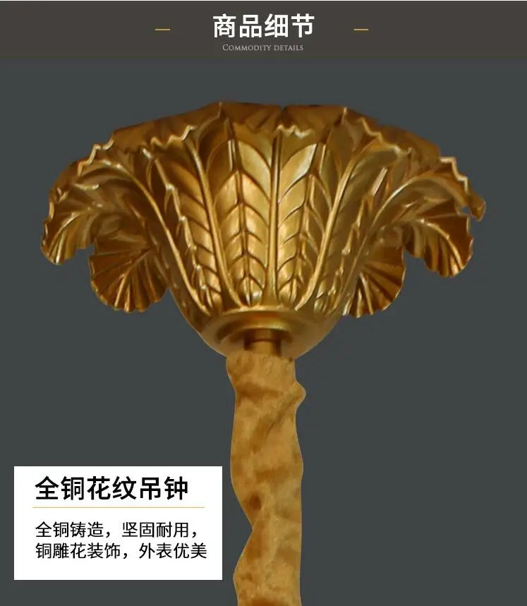 Postmodern Natural Marble Chandelier Designer American Simple Dining Room Living Room Bedroom Villa Decorative Chandelier