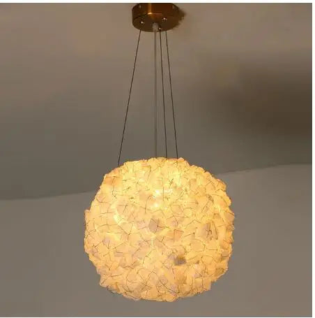 Postmodern Natural Marble Chandelier Designer American Simple Dining Room Living Room Bedroom Villa Decorative Chandelier