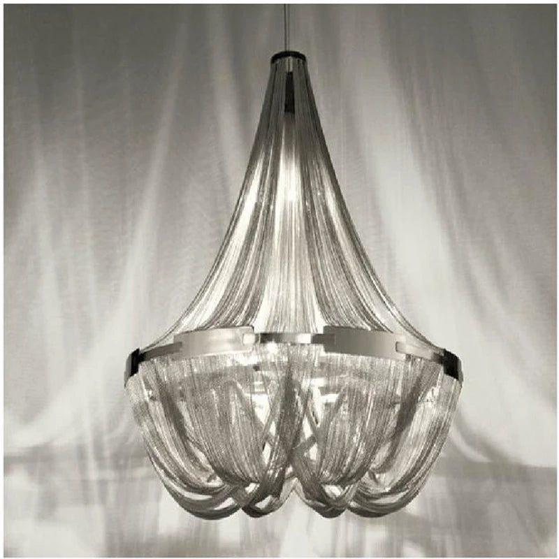 Postmodern Nordic Chandelier Modern Simple Creative Living Room Restaurant Personality Artistic Villa Double Building Chandelier