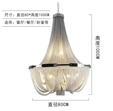 Postmodern Nordic Chandelier Modern Simple Creative Living Room Restaurant Personality Artistic Villa Double Building Chandelier