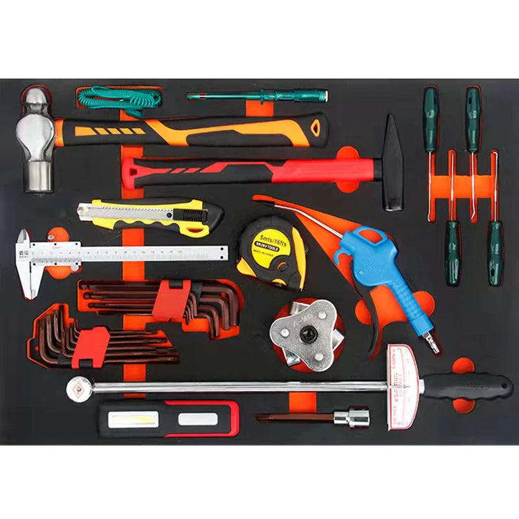 Profession elle 369-teilige Rollschrank-Werkzeugwagen-Aufbewahrung mit 7-Schubladen-Toolkit
