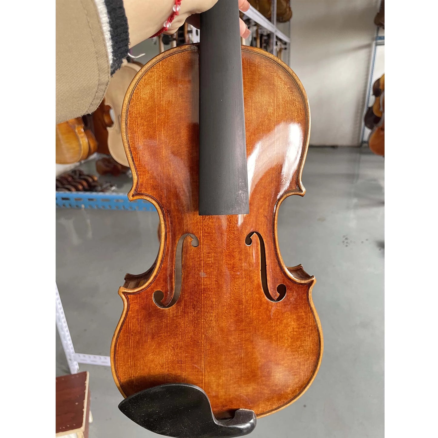 MMOOKA Professional European Aged Spruce and Flamed Maple Full Size 4/4 Violin