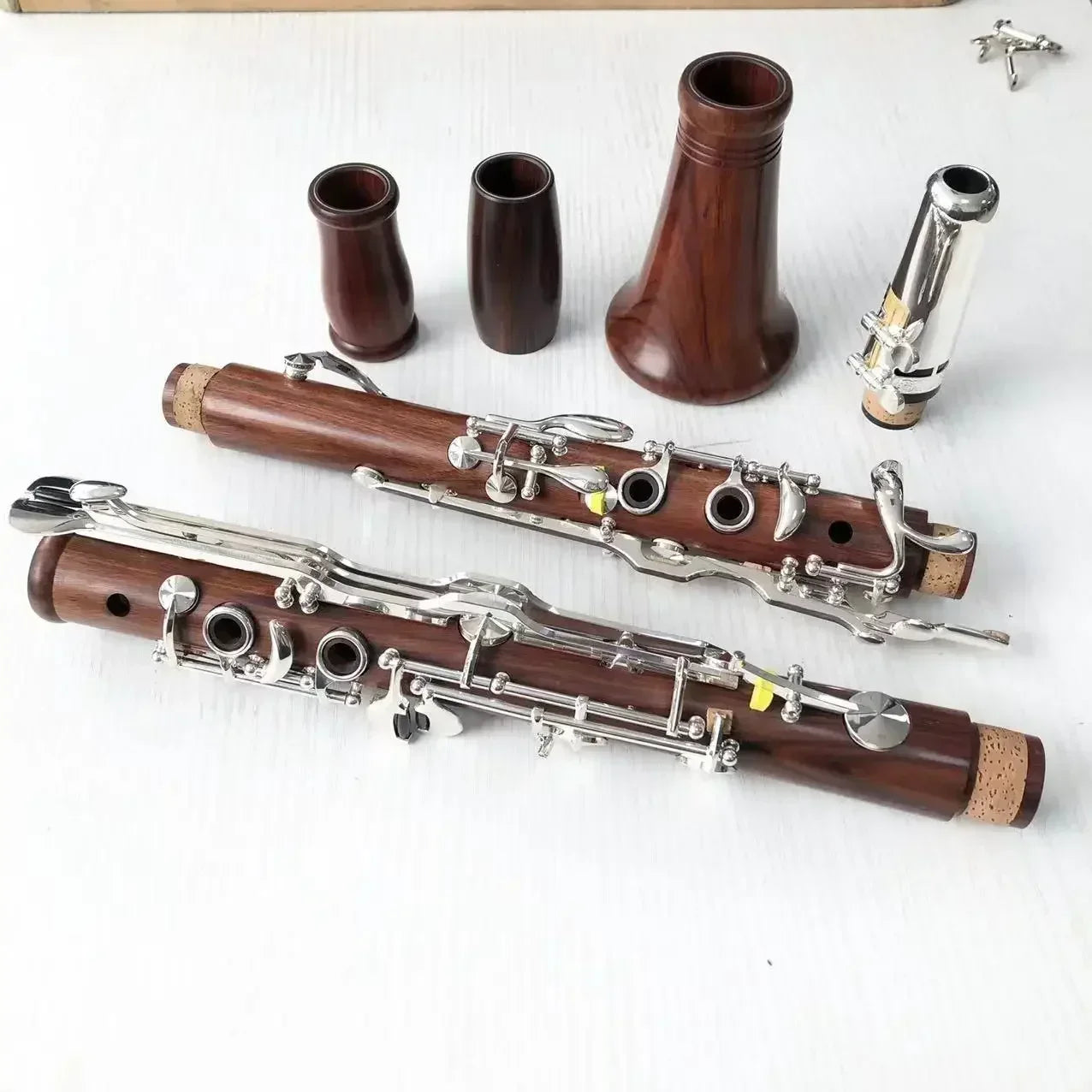 Professional G rosewood silver plated clarinet