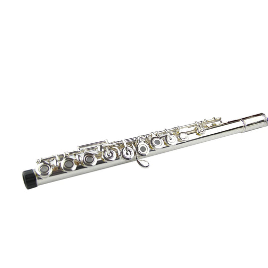 MMOOKA Professional Grade 17 Open Hole Imported Sterling Silver Body Flute