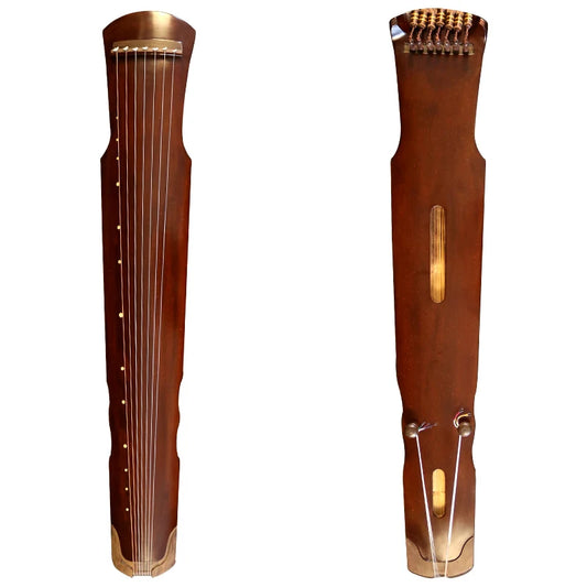 MMOOKA Professional Grade Chinese Guqin Fuxi Style Zhongni Guqin  Examination Performance Beginner Old fir material 7 strings Guzheng