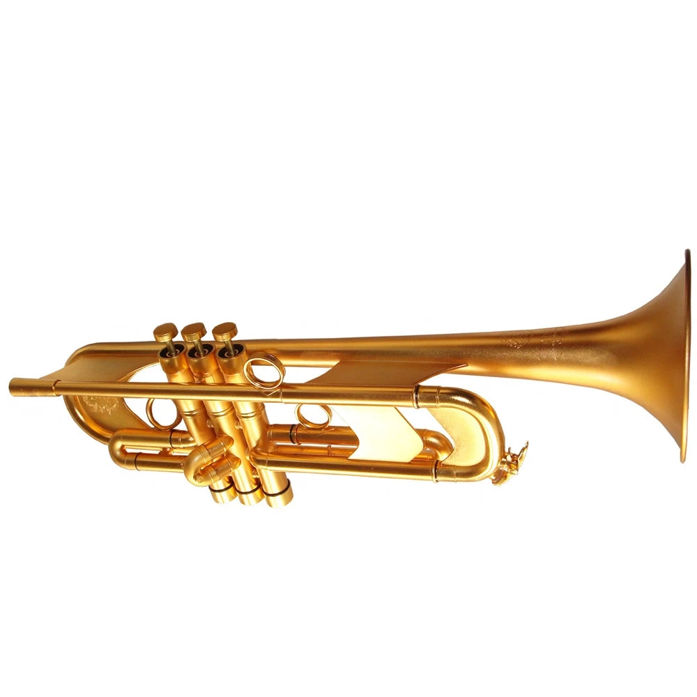 MMOOKA Professional Grade dotted gold Super Heavy trim trumpet