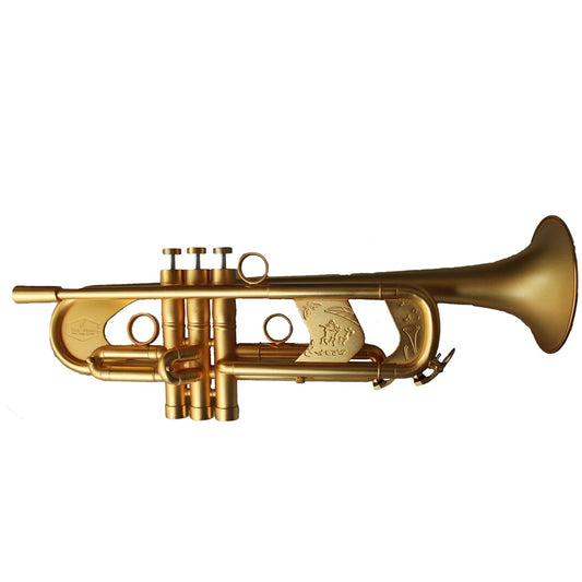 MMOOKA Professional Grade dotted gold Super Heavy trim trumpet