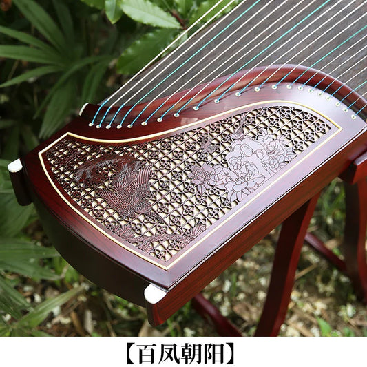 MMOOKA Professional Guzheng Chinese 21 Stings Zither Lankao Solid Wood Paulownia Cither Musical Instrument With Accessories