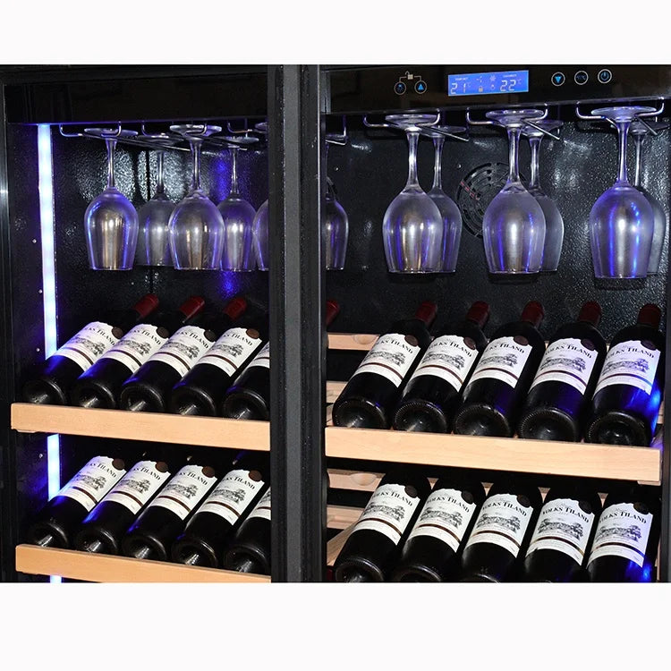 Professional Manufacturer Frost Free Wine Fridge with Digital Temperature Control wine cooler, Freestanding or Built-in