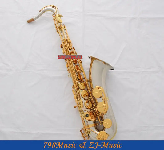 Professional New Cupronickel Body Tenor Sax Bb Keys Saxophone High F# With Case
