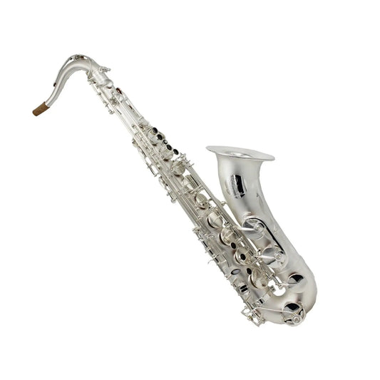 Professional New satin silver plated Tenor Saxophone tenor sax R54 type by music